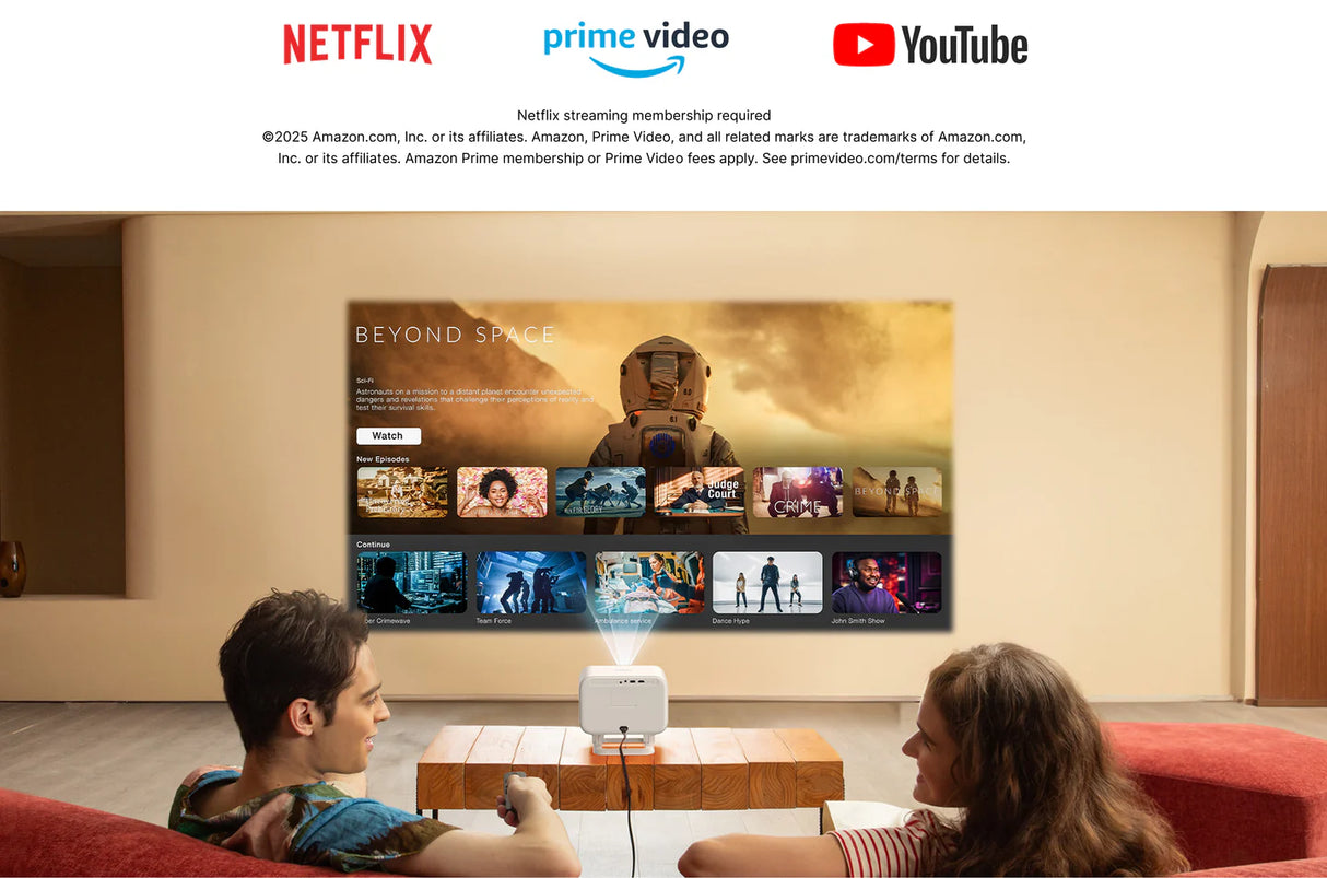 Home Cinema Projector L2 Plus by Yaber | Projector | SASKA Trading