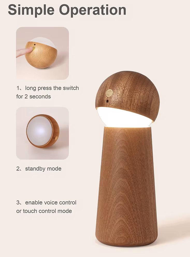 GOOD Voice Activated Sensor Light | Bedside Lamp | SASKA Trading