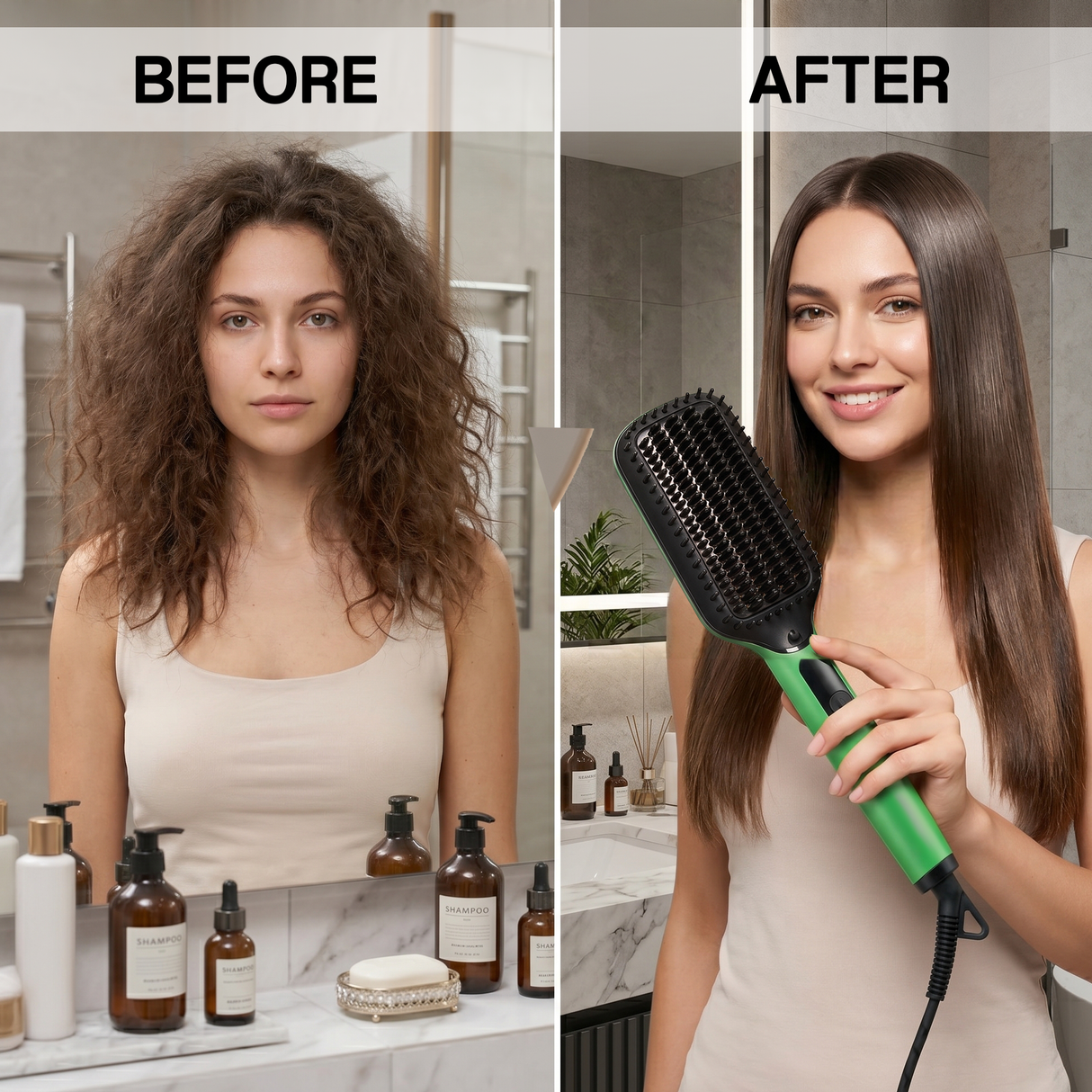 Hair Straightener Comb by Green Lion