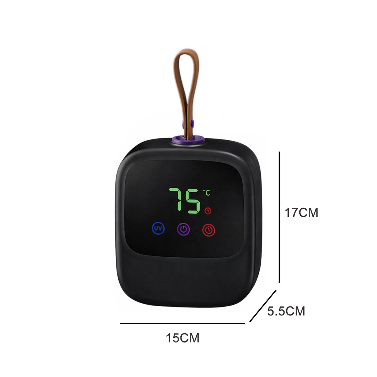 مجفف ملابس محمول 450 واط – تجفيف سريع مع تعقيم وإزالة العث