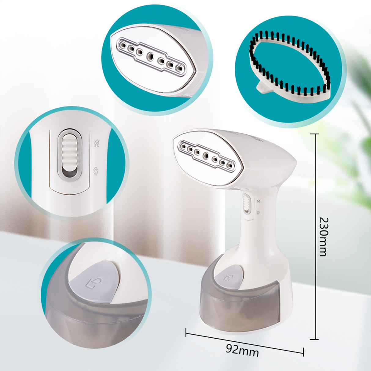 Handheld Garment Steamer ST-90411 with 140ml Tank & Steam Lock by Winning Star | Steam Iron | SASKA Trading