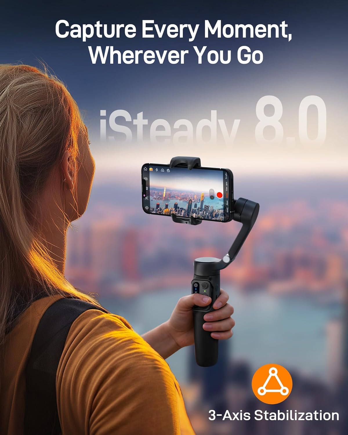iSteady X3 SE 3-axis Foldable Smartphone Gimbal Stabilizer by Hohem | Phone Gimble | SASKA Trading