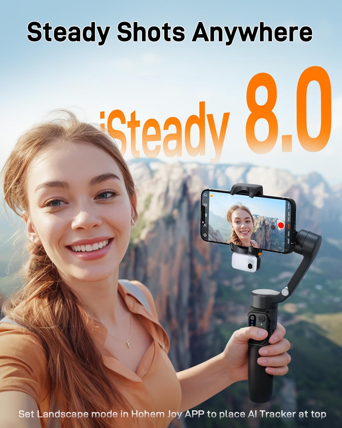 iSteady V3 Foldable Smartphone Gimbal Stabilizer with Detachable Remote Control by Hohem | Phone Gimble | SASKA Trading