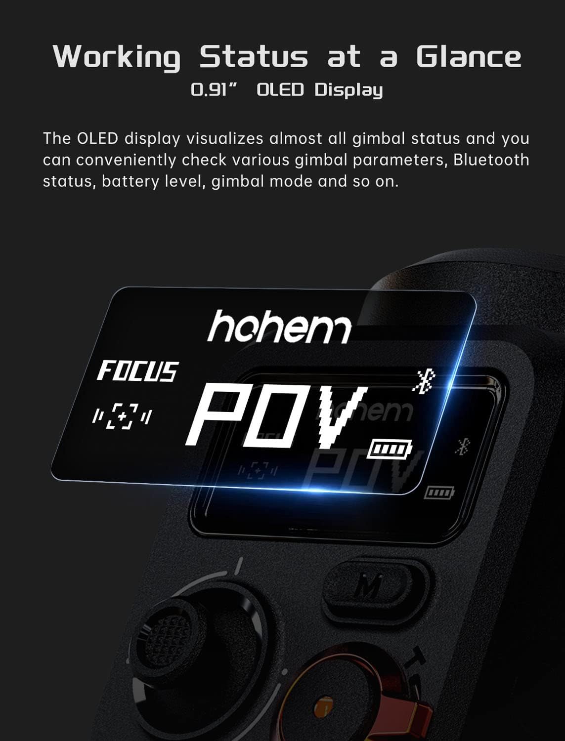 Hohem iSteady M6 Kit Smartphone Gimbal Stabilizer | Phone Gimble | SASKA Trading
