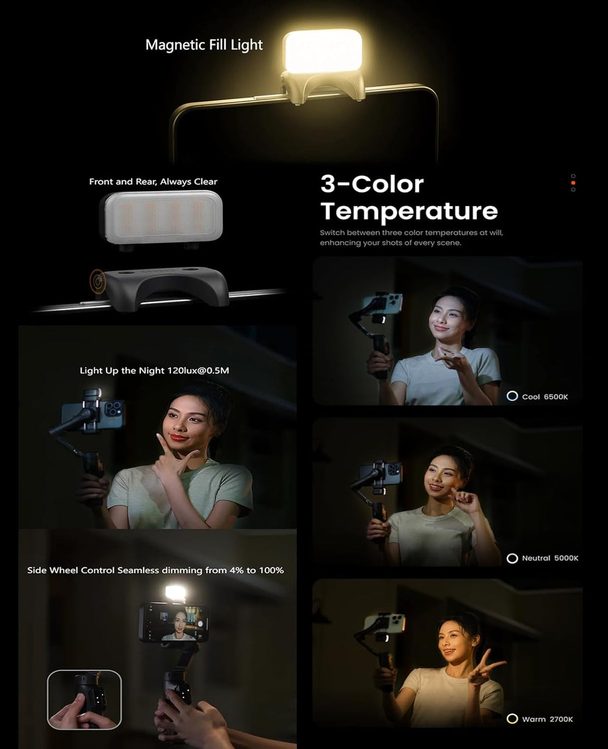 iSteady X3 3-axis Palm Foldable Smartphone Gimbal Stabilizer by Hohem | Phone Gimble | SASKA Trading