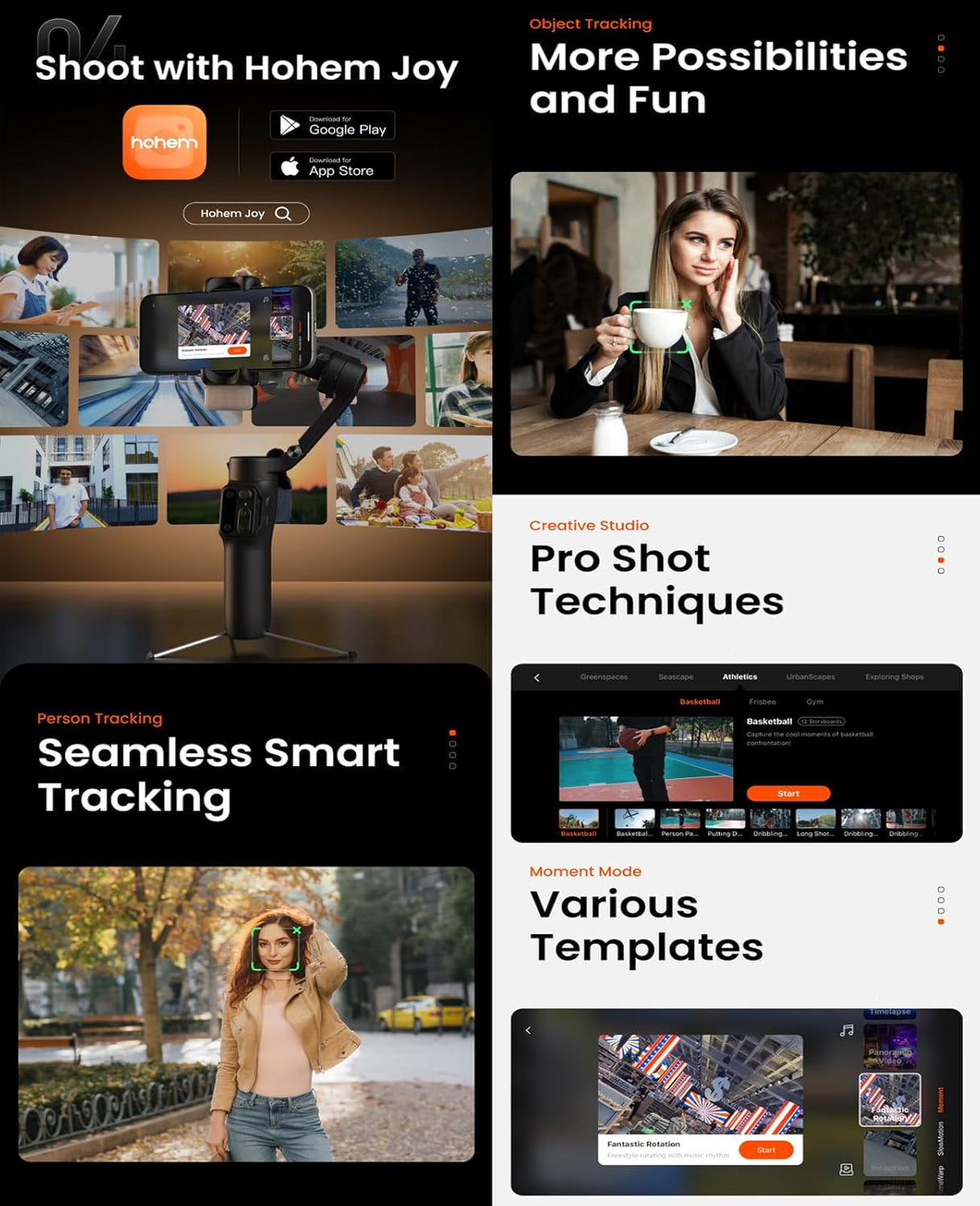 iSteady X3 3-axis Palm Foldable Smartphone Gimbal Stabilizer by Hohem | Phone Gimble | SASKA Trading