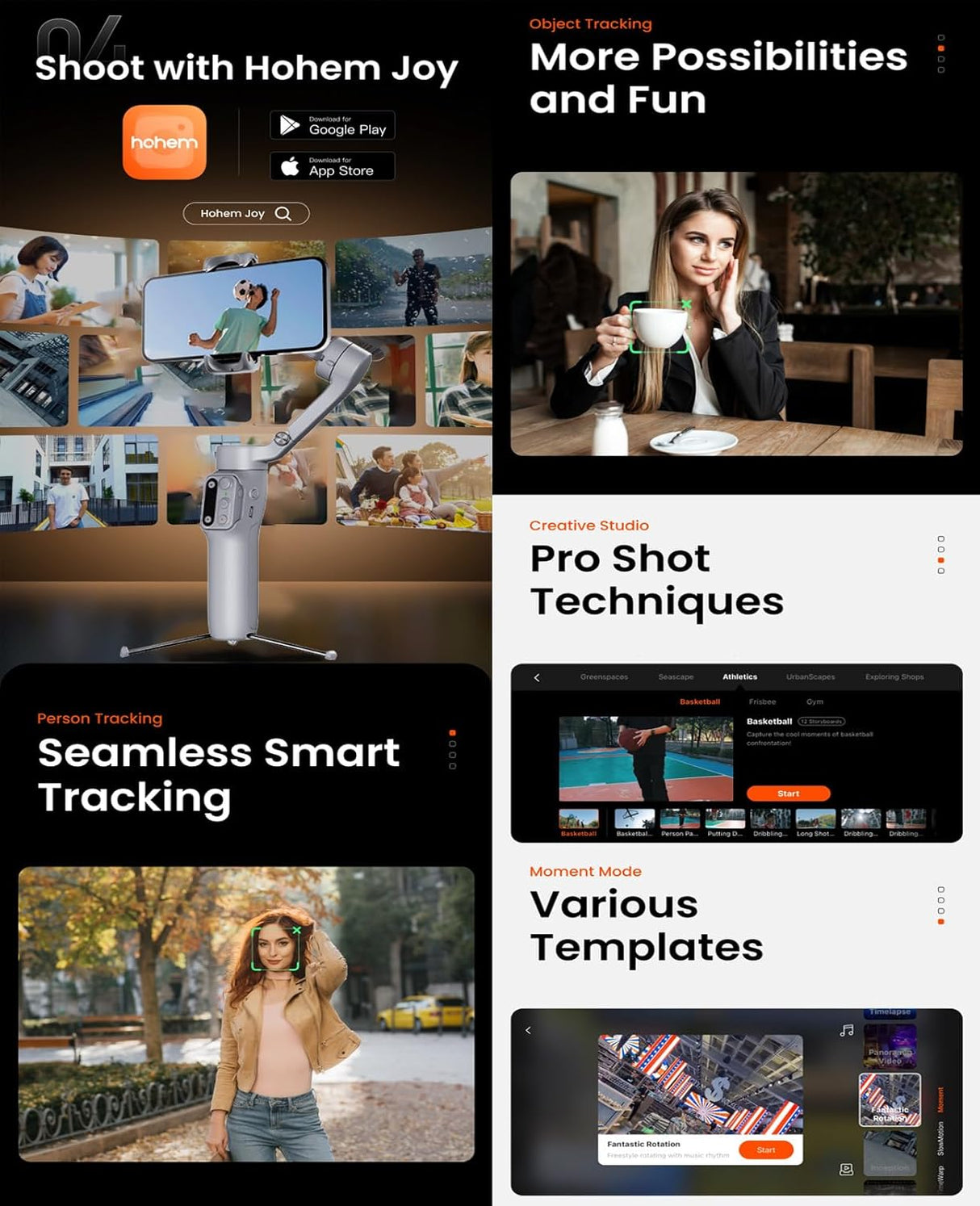 iSteady X3 3-axis Palm Foldable Smartphone Gimbal Stabilizer by Hohem | Phone Gimble | SASKA Trading