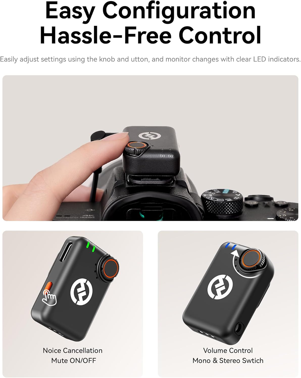 Lark M2S Combo Discreet Wireless Microphone Kit by Hollyland | Wireless Microphone | SASKA Trading