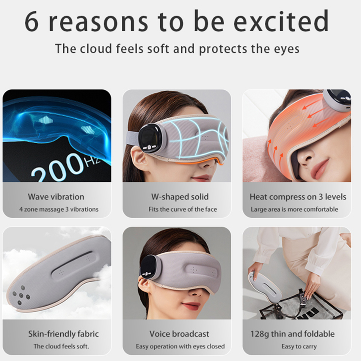 Hot & Cold Eye Massager with Adjustable Heat | Eye Massager | SASKA Trading