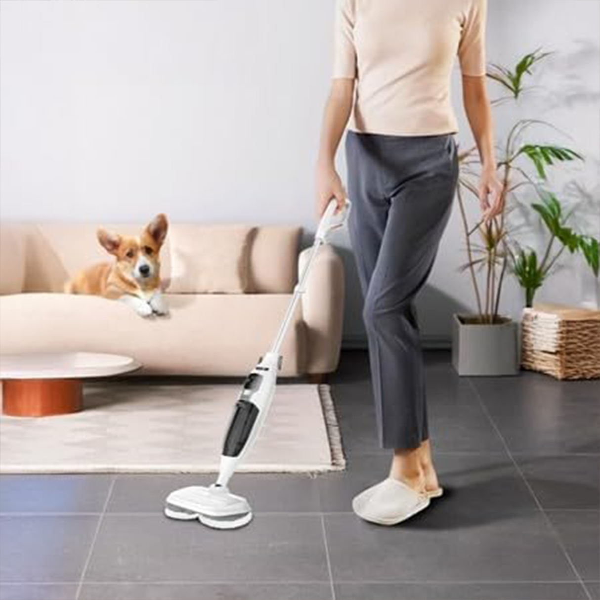 Hydro Mop 3X Rotary Mop Cleaner 1300W – Powerful Floor Cleaning System by Green Lion