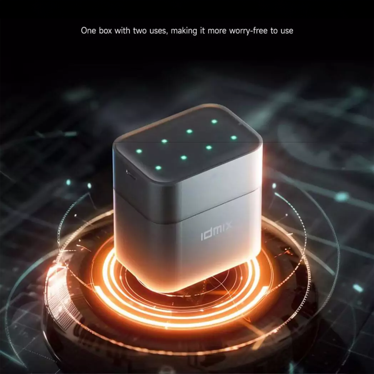 IDMIX 2A08 Pro Rechargeable Battery Set | 4×AA + 4×AAA | SASKA Trading