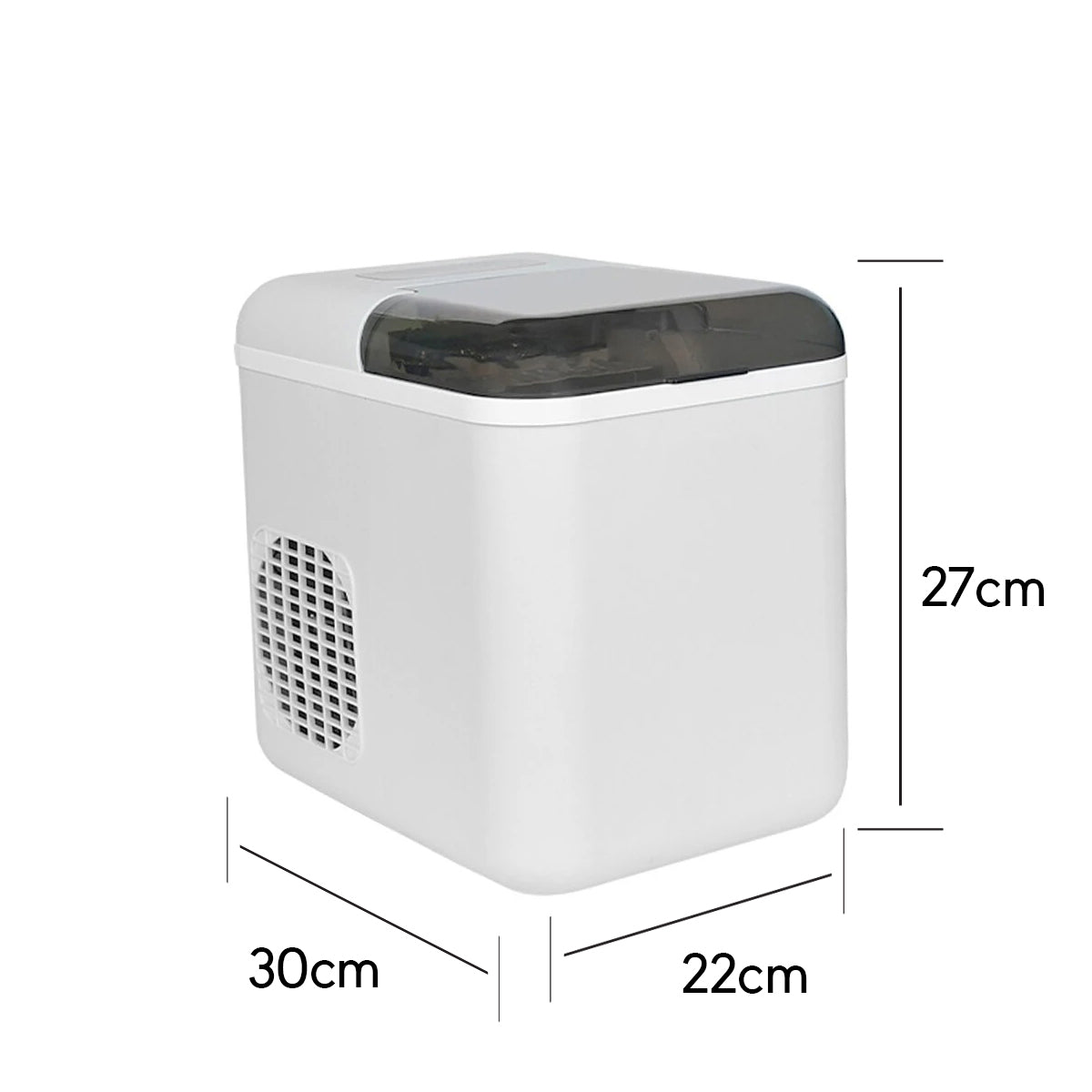 Smart Wi-Fi Ice Maker – App Control Countertop Ice Machine with Adjustable Ice Size, Automatic Cleaning