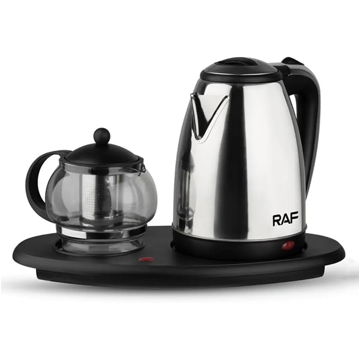 Kettle with Glass Teapot Set – 2.2 L Electric Water Boiler by RAF