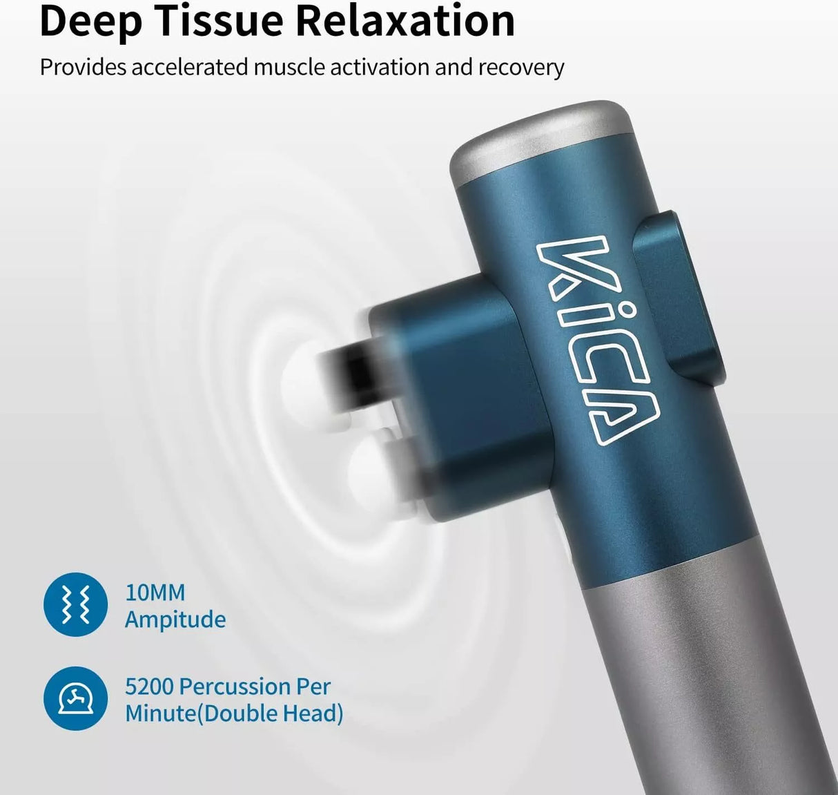 Kica 3 Powerful Muscle Recovery Massaging Device | Handheld Massage Gun | SASKA Trading