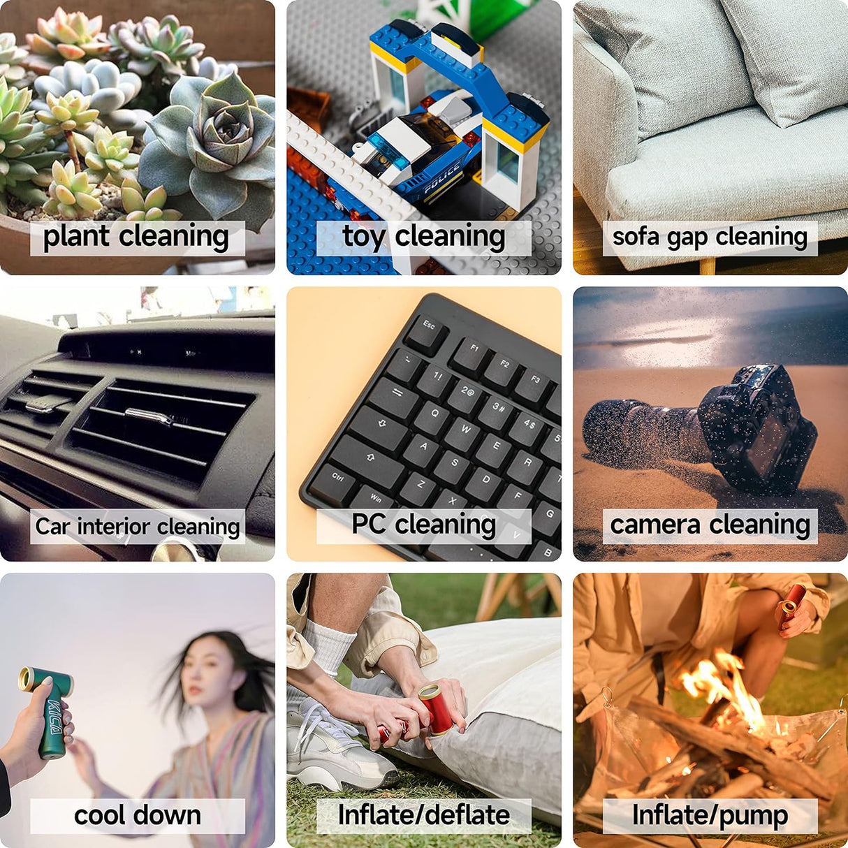 Kica Jet Fan 2 With Vacuum Kit | Vacuum Cleaner | SASKA Trading