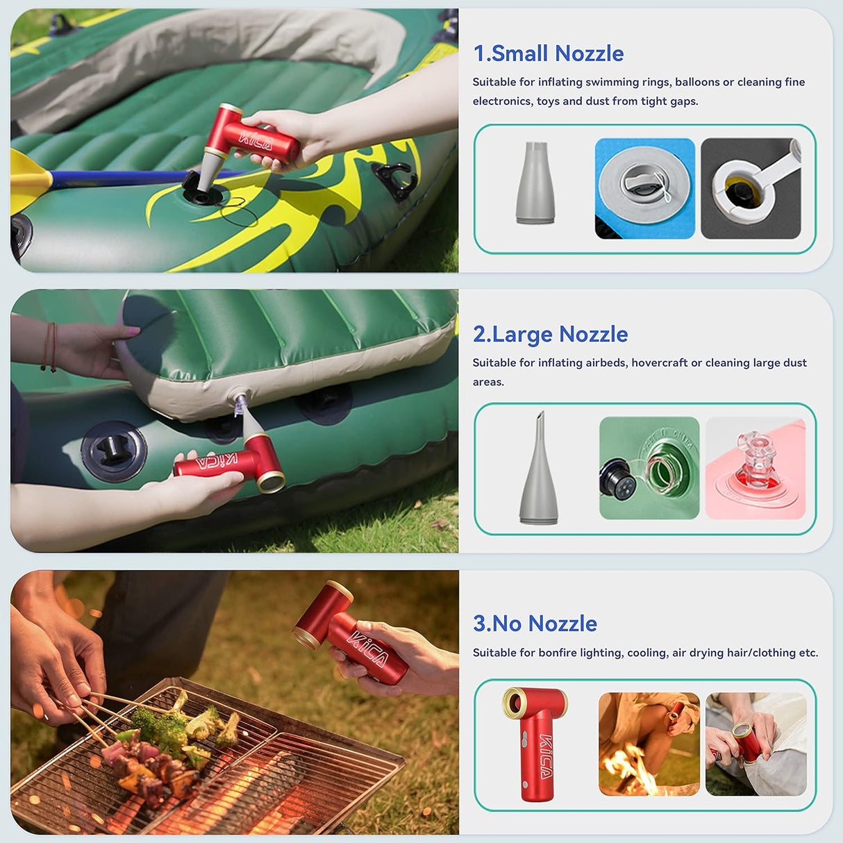 Kica Jet Fan 2 With Vacuum Kit | Vacuum Cleaner | SASKA Trading