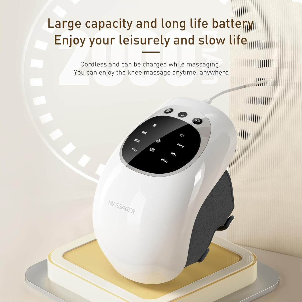 Knee Massager with Infrared Heat & Vibration | Knee Massager | SASKA Trading