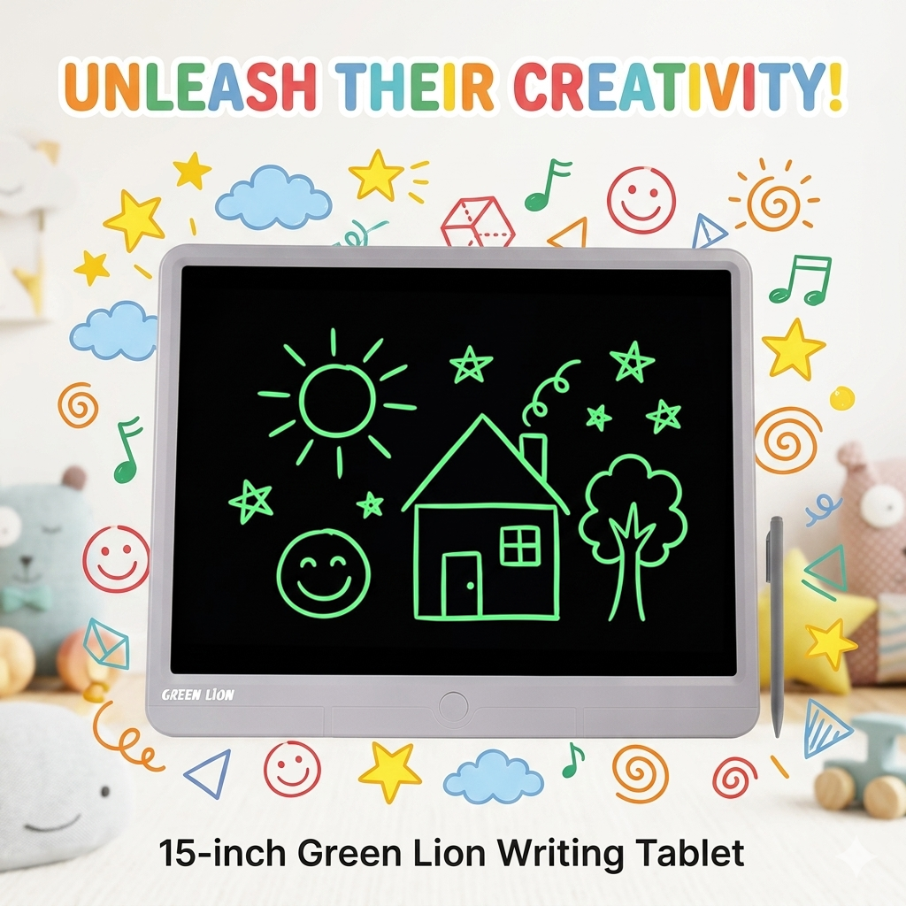 LCD Digital Writing Pad 15" - Gray by Green Lion