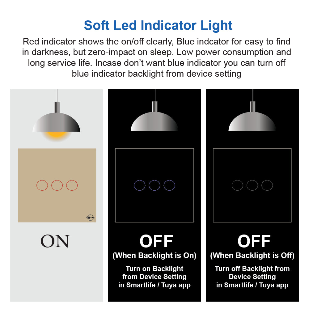 Smart Light Switch SJ-01 by SASKA | Smart Switch | SASKA Trading