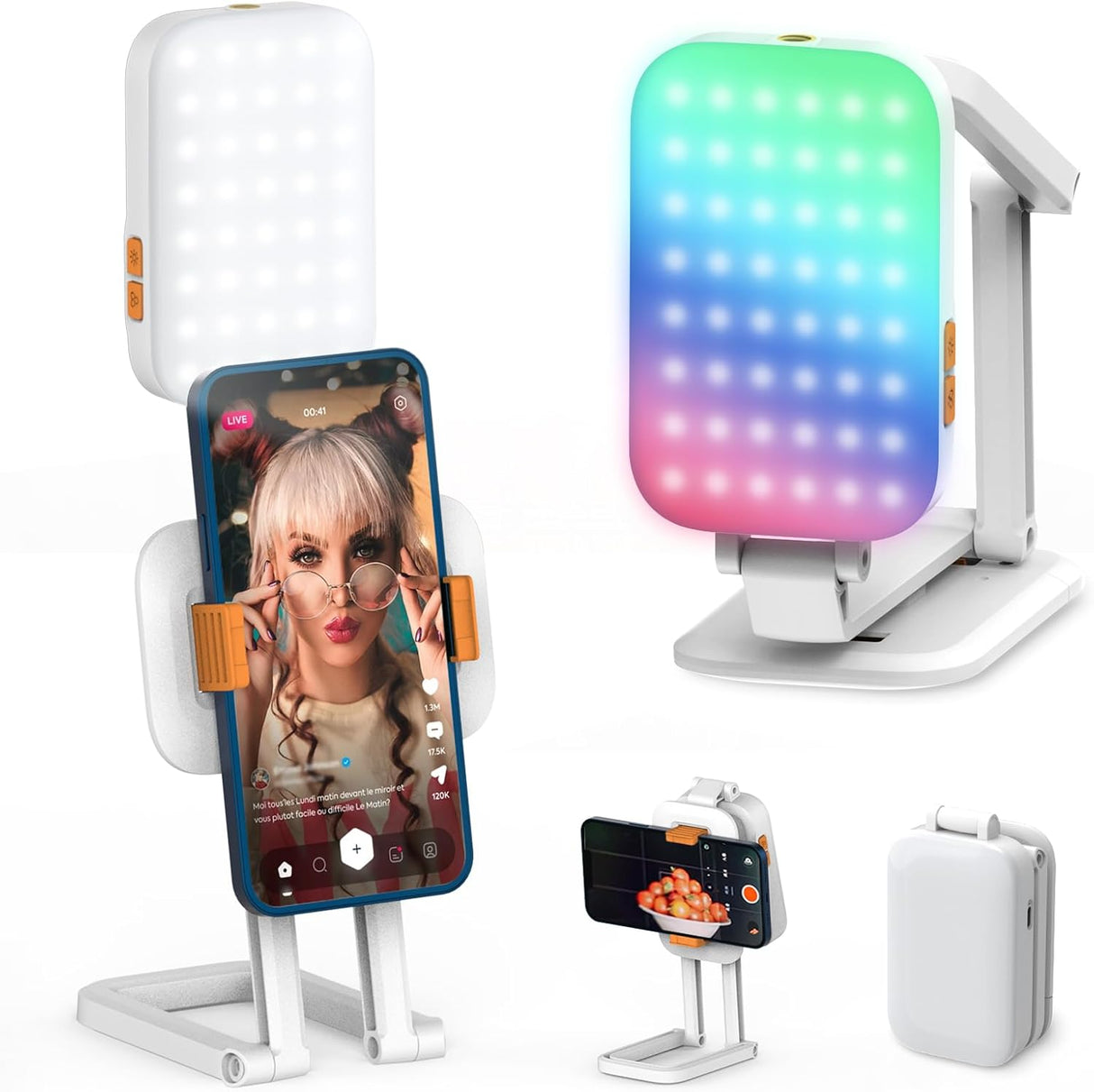 LED Live Streaming Light D2 pro | LED Video Light | SASKA Trading