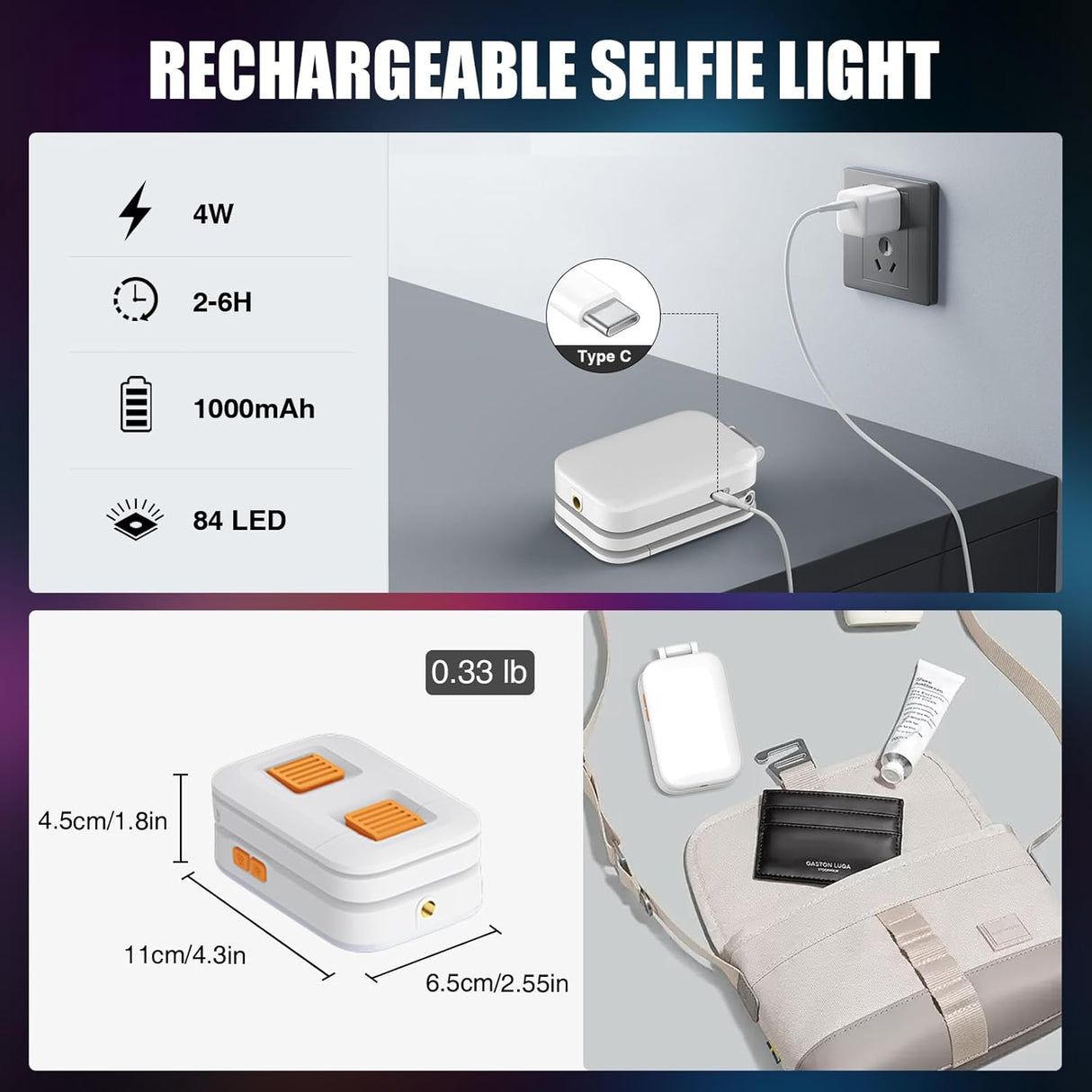 LED Live Streaming Light D2 pro | LED Video Light | SASKA Trading