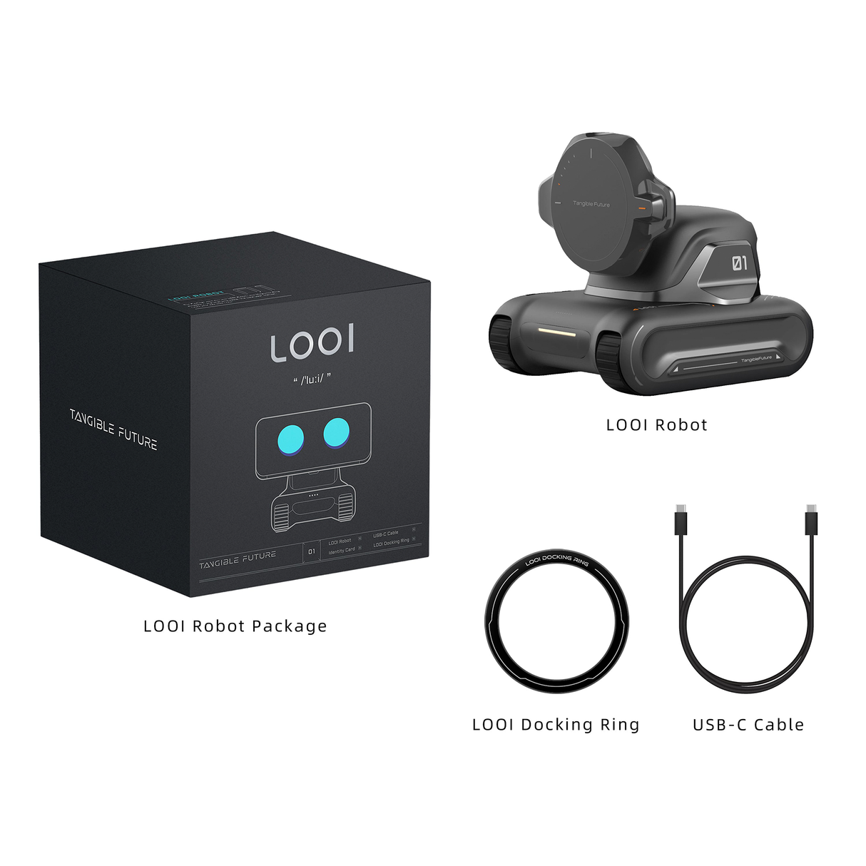 LOOI AI Desktop Companion Robot by TangibleFuture | AI Robot | SASKA Trading
