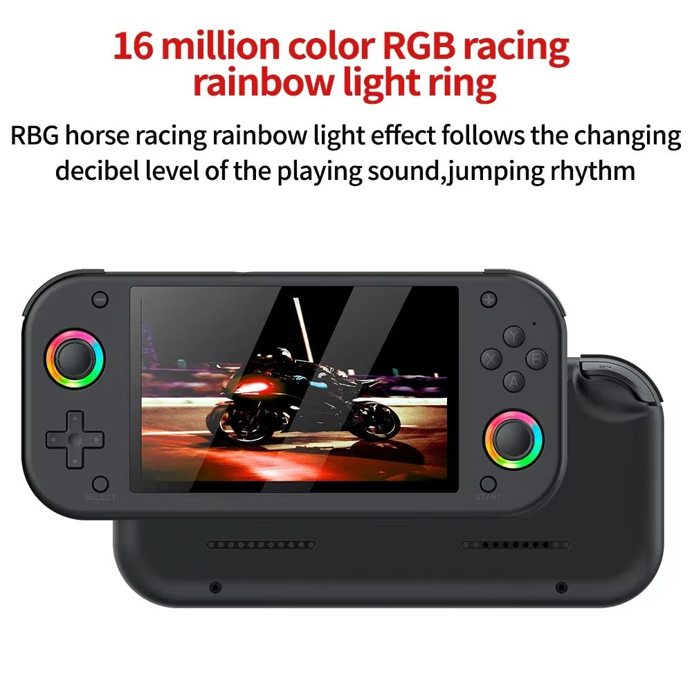 M26 Handheld Video Game Console 5.1" HD Display 128GB Retro Gaming System with 30+ Emulators by SJGAM