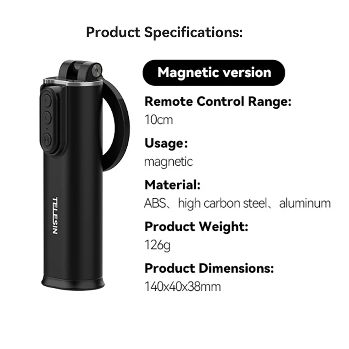 Magnetic Travel Phone Holder by TELESIN | Phone Holder | SASKA Trading