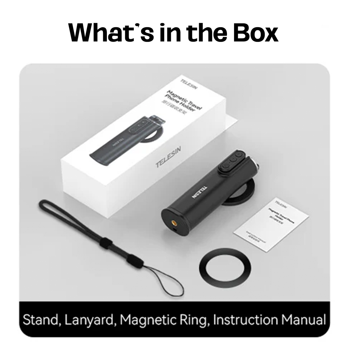 Magnetic Travel Phone Holder by TELESIN | Phone Holder | SASKA Trading