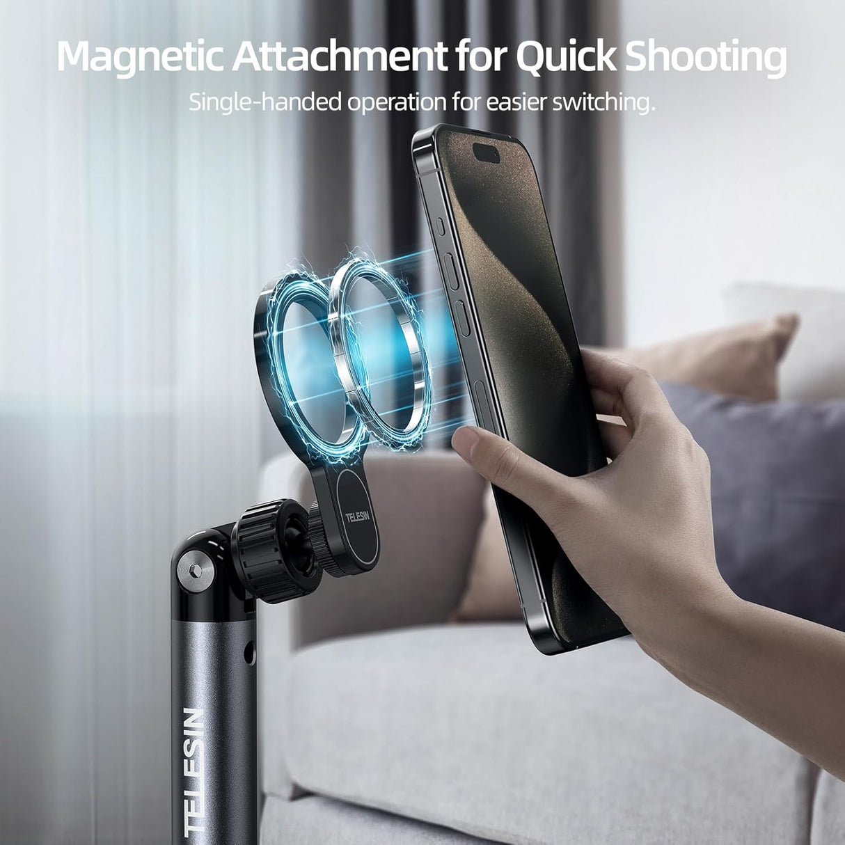 Magnetic Floor Stand for Phone & Tablet by TELESIN | Phone Stand | SASKA Trading