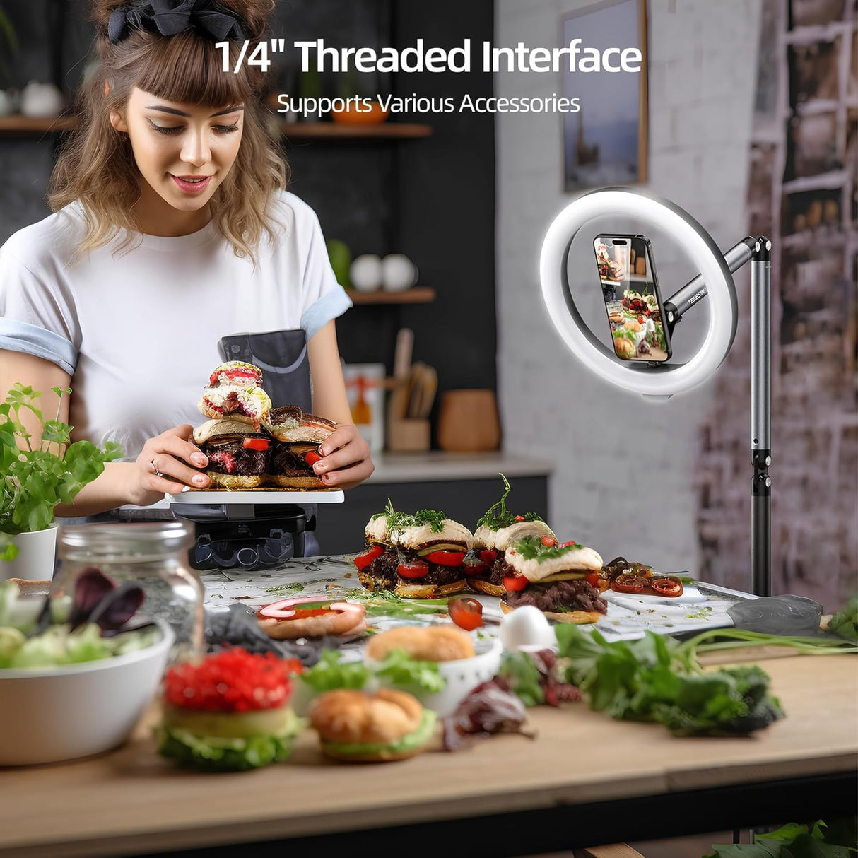 Magnetic Floor Stand for Phone & Tablet by TELESIN | Phone Stand | SASKA Trading