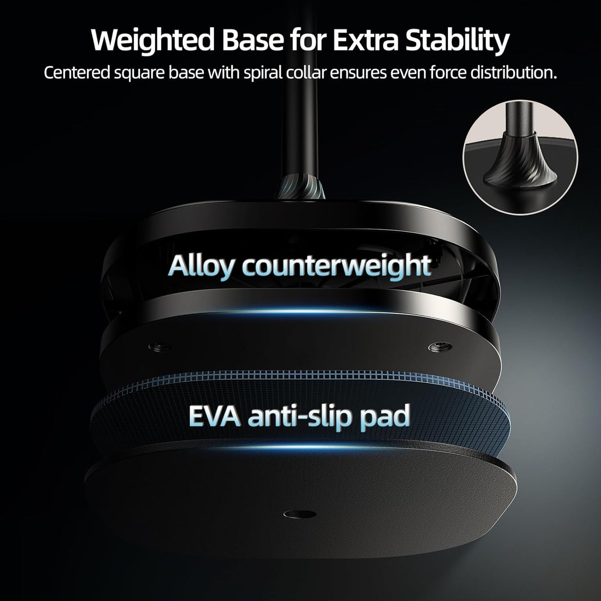 Magnetic Floor Stand for Phone & Tablet by TELESIN | Phone Stand | SASKA Trading