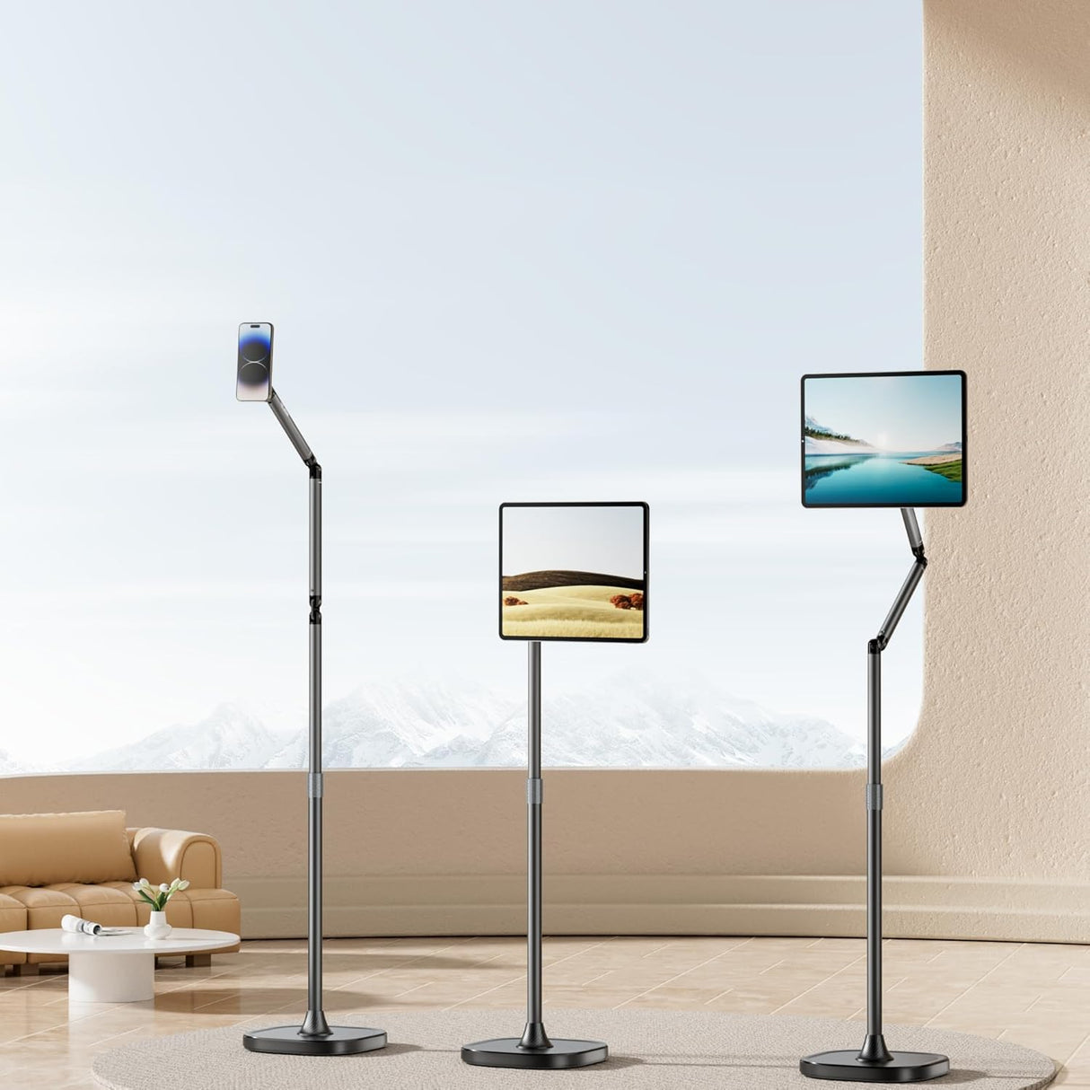 Magnetic Floor Stand for Phone & Tablet by TELESIN | Phone Stand | SASKA Trading