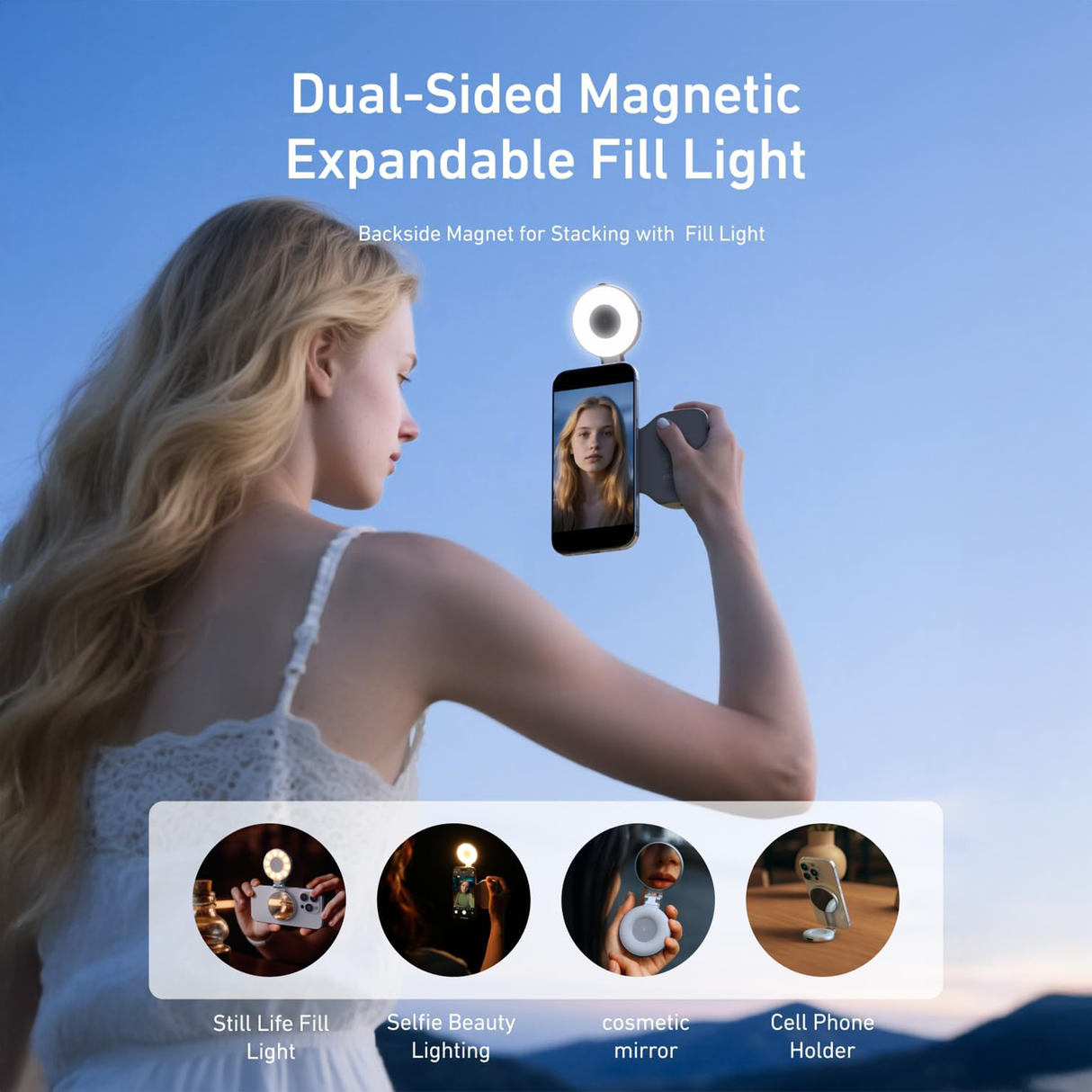 Magnetic Phone Camera Grip with Selfie Ring Light by Telesin | Phone Accessories | SASKA Trading