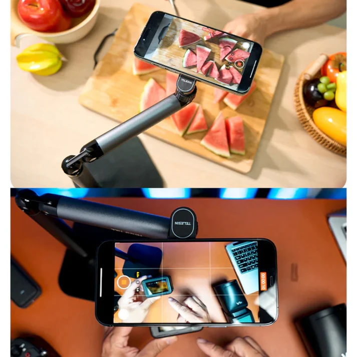 Phone Video Live Streaming Magnetic Mount (Desktop) by TELESIN | Phone Holder | SASKA Trading