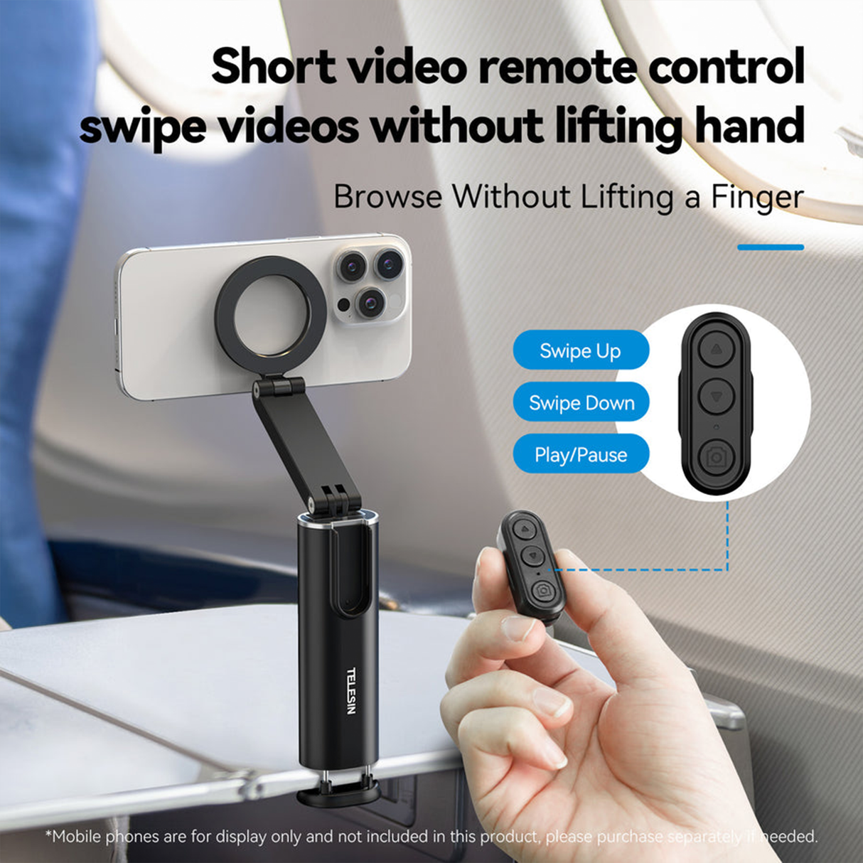 Magnetic Travel Phone Holder by TELESIN | Phone Holder | SASKA Trading