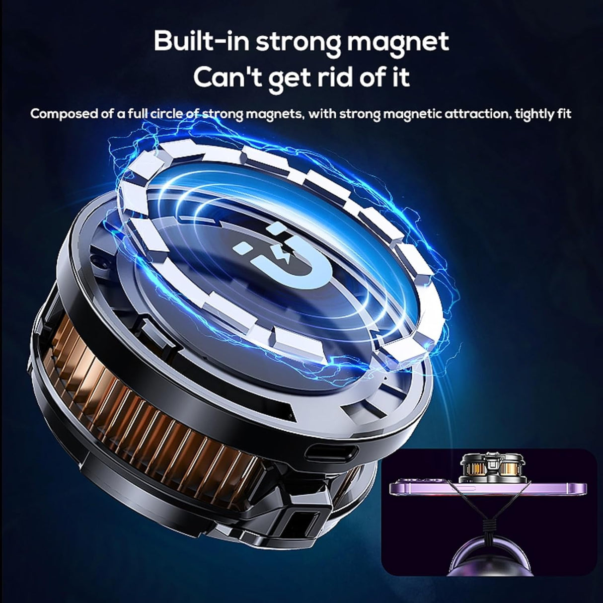 Magnetic Phone Cooler Fan by Memo | Phone Cooler | SASKA Trading