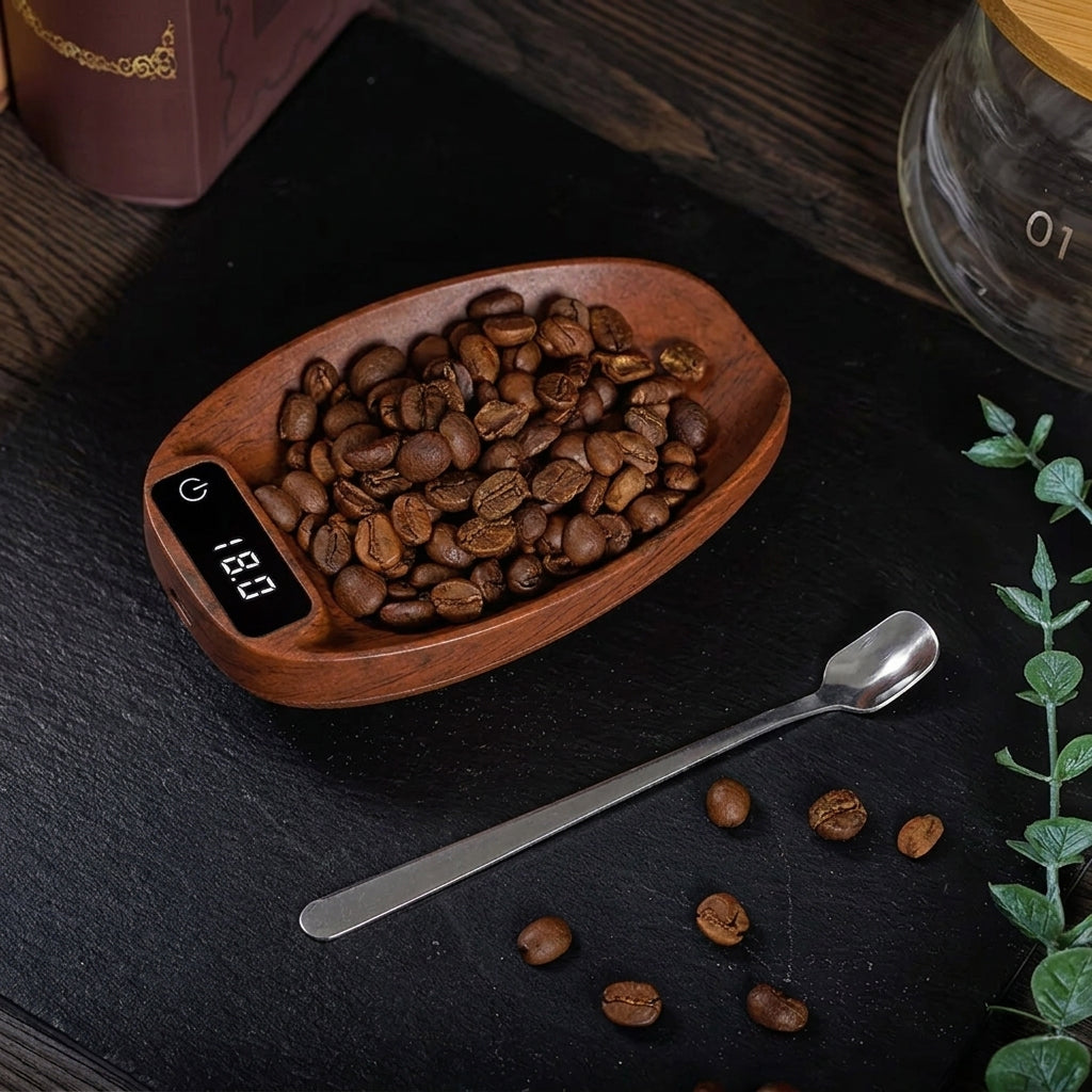 Mini Digital Espresso & Pour Over Coffee Scale 0.1g Accuracy, Travel Portable Digital Kitchen Scale
