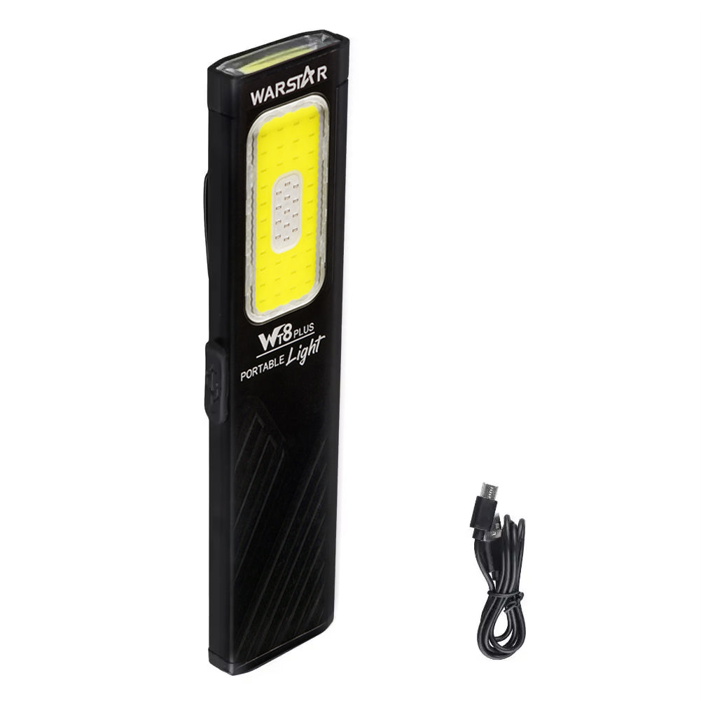 WT8 Flashlight Multi-Function, Magnetic Clip Aluminum, High Lumen EDC, USB-C Rechargeable by WARSTAR