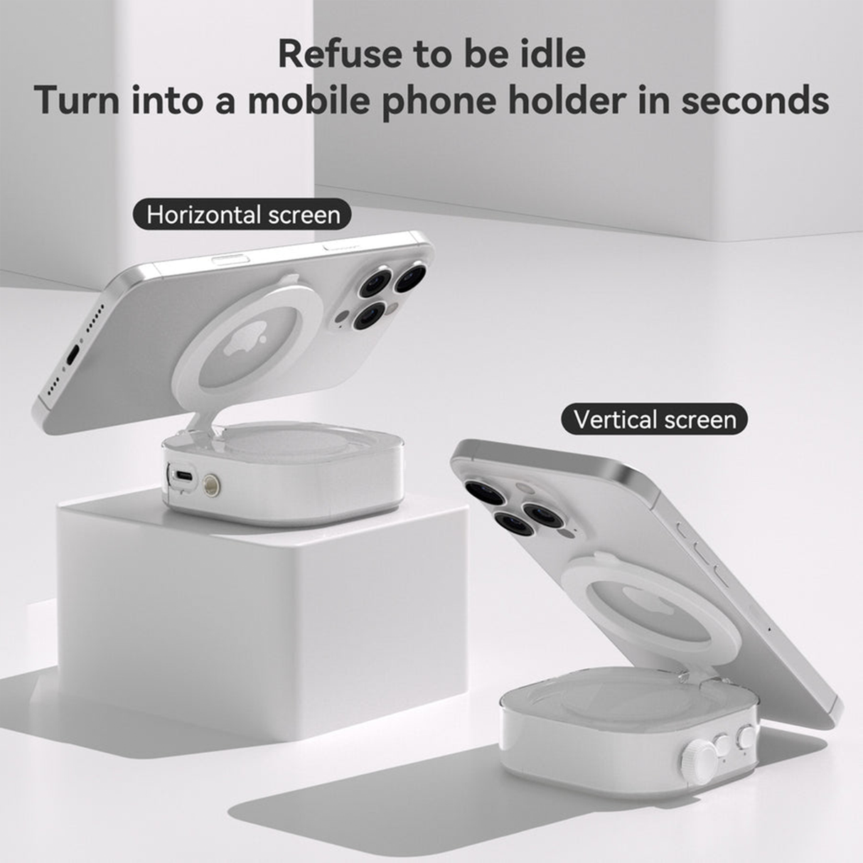 Mobile Phone Magnetic Ice Cube Lamp by TELESIN | Phone Light | SASKA Trading