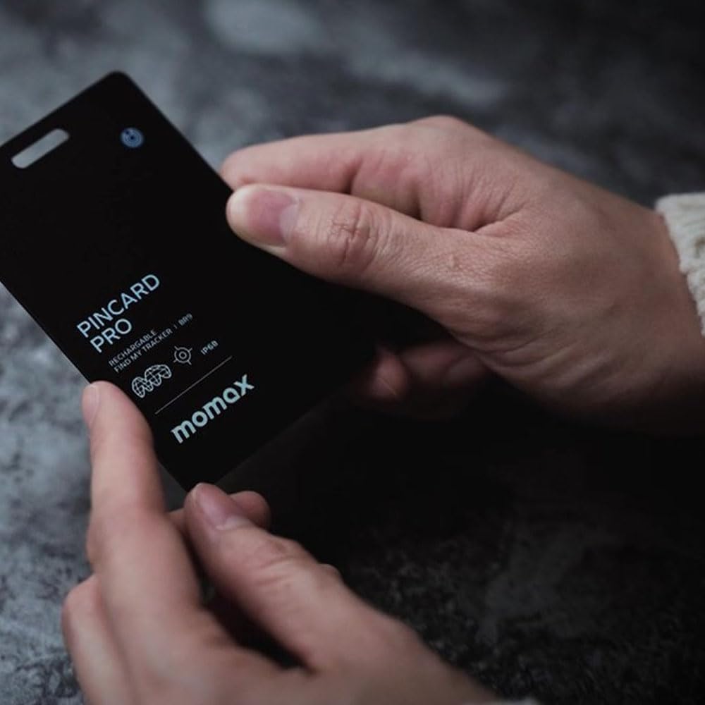 PinCard Pro Rechargeable Find My Locator by Momax | Tracker | SASKA Trading