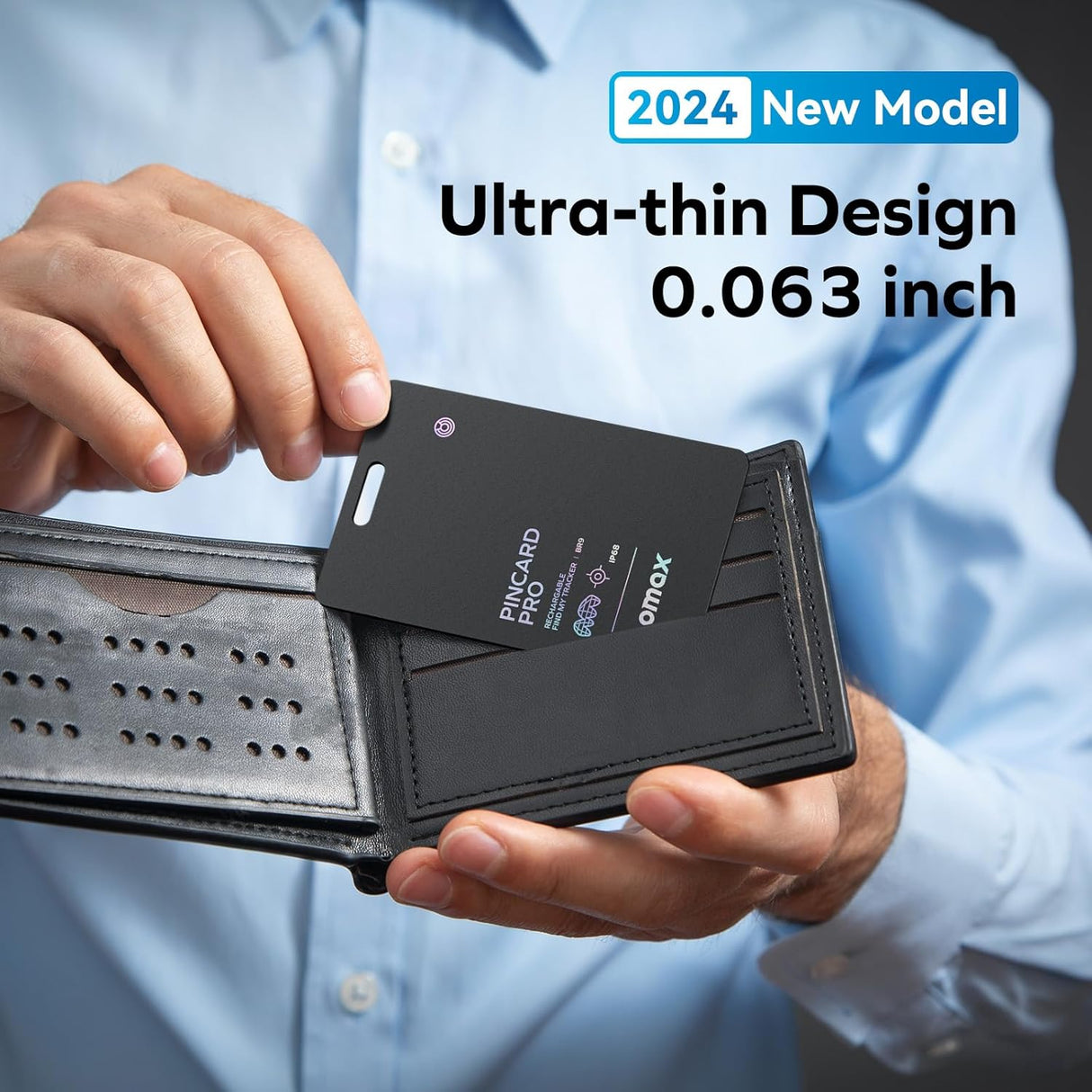 PinCard Pro Rechargeable Find My Locator by Momax | Tracker | SASKA Trading