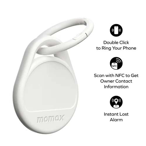 Pinpop Lite Bluetooth Tracker – Smart Item Finder with Apple Find My Support by momax | Tracker | SASKA Trading