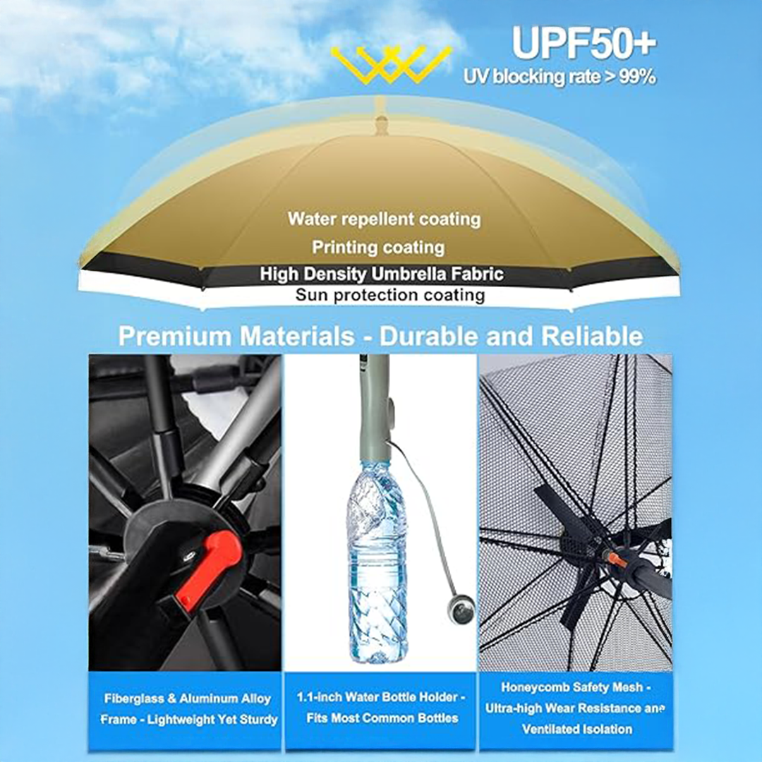 Multi Functional Folding Umbrella with Fan and Sprayer | Umbrella | SASKA Trading