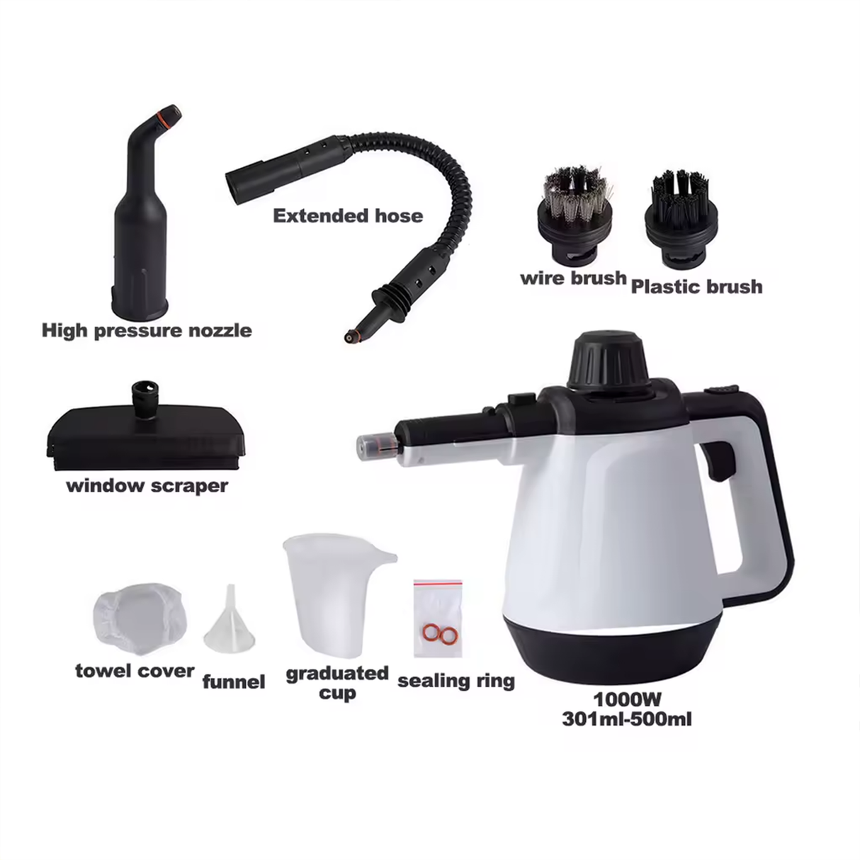 Multi-Surface Handheld Steam Cleaner 1200W | Steam Cleaner | SASKA Trading