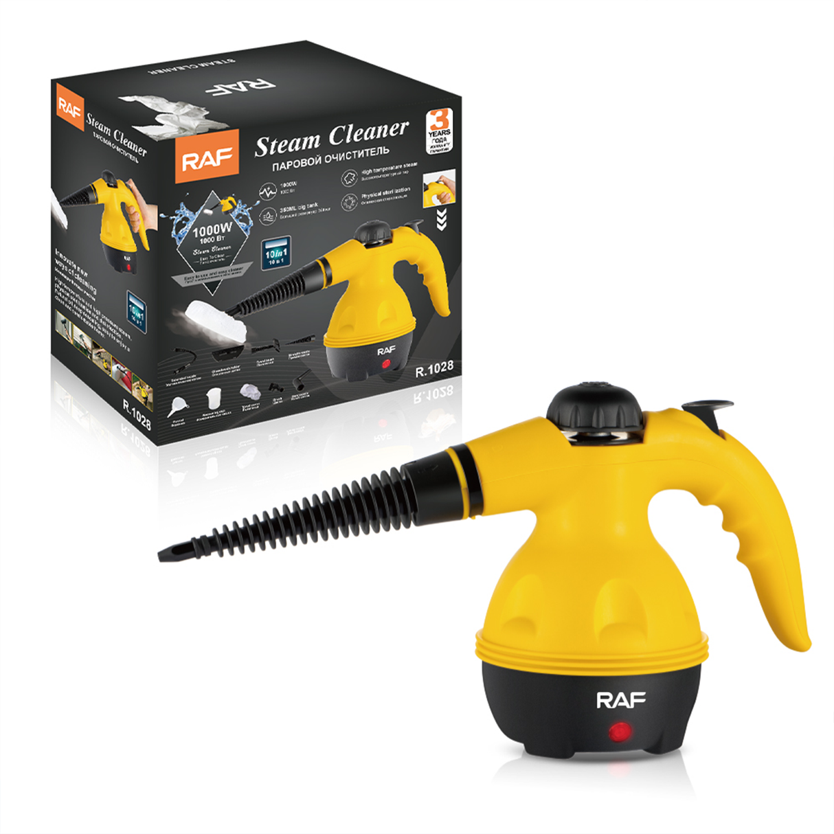 Multifunctional Handheld Steam Cleaner R-1028 by RAF
