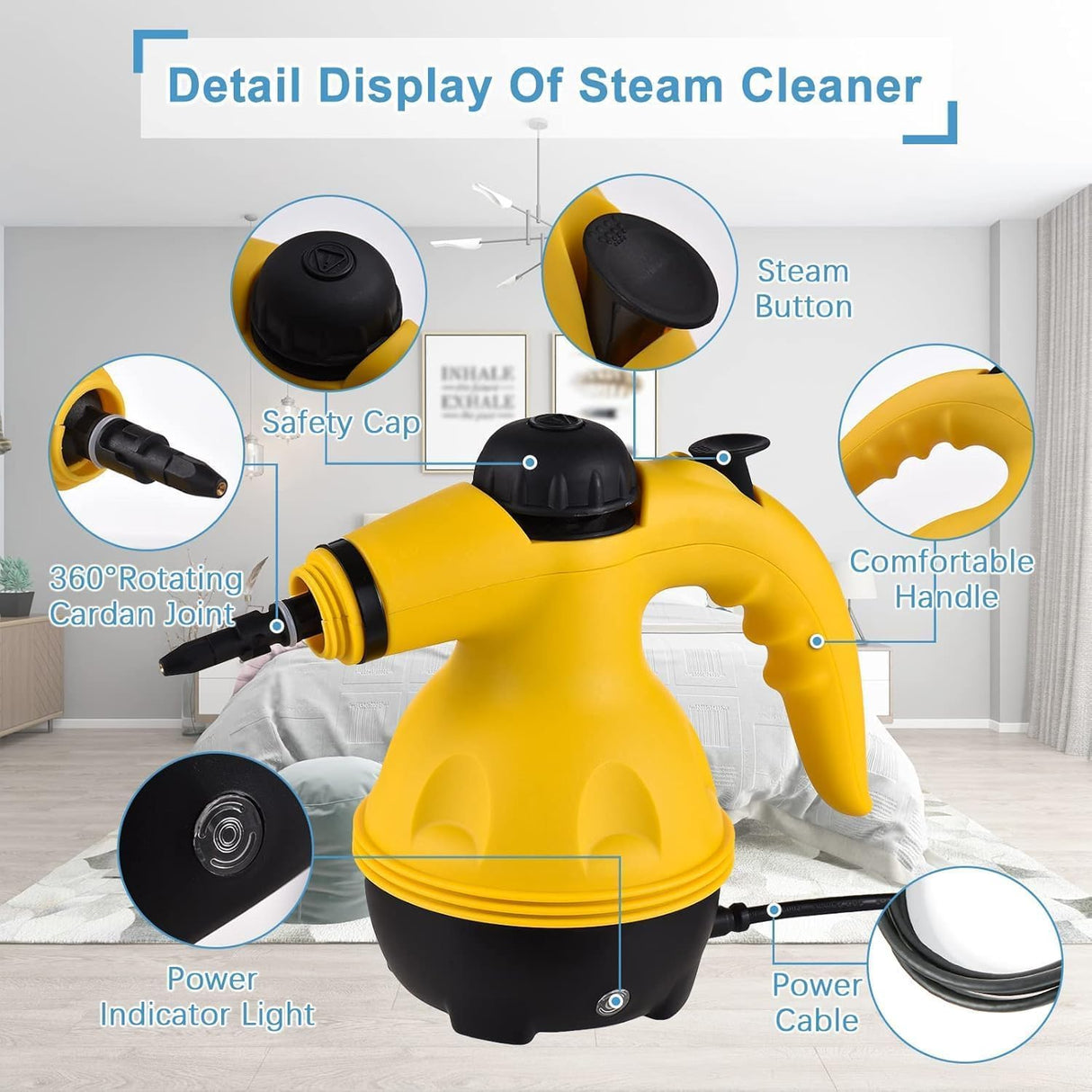 Multifunctional Handheld Steam Cleaner | Steam Cleaner | SASKA Trading
