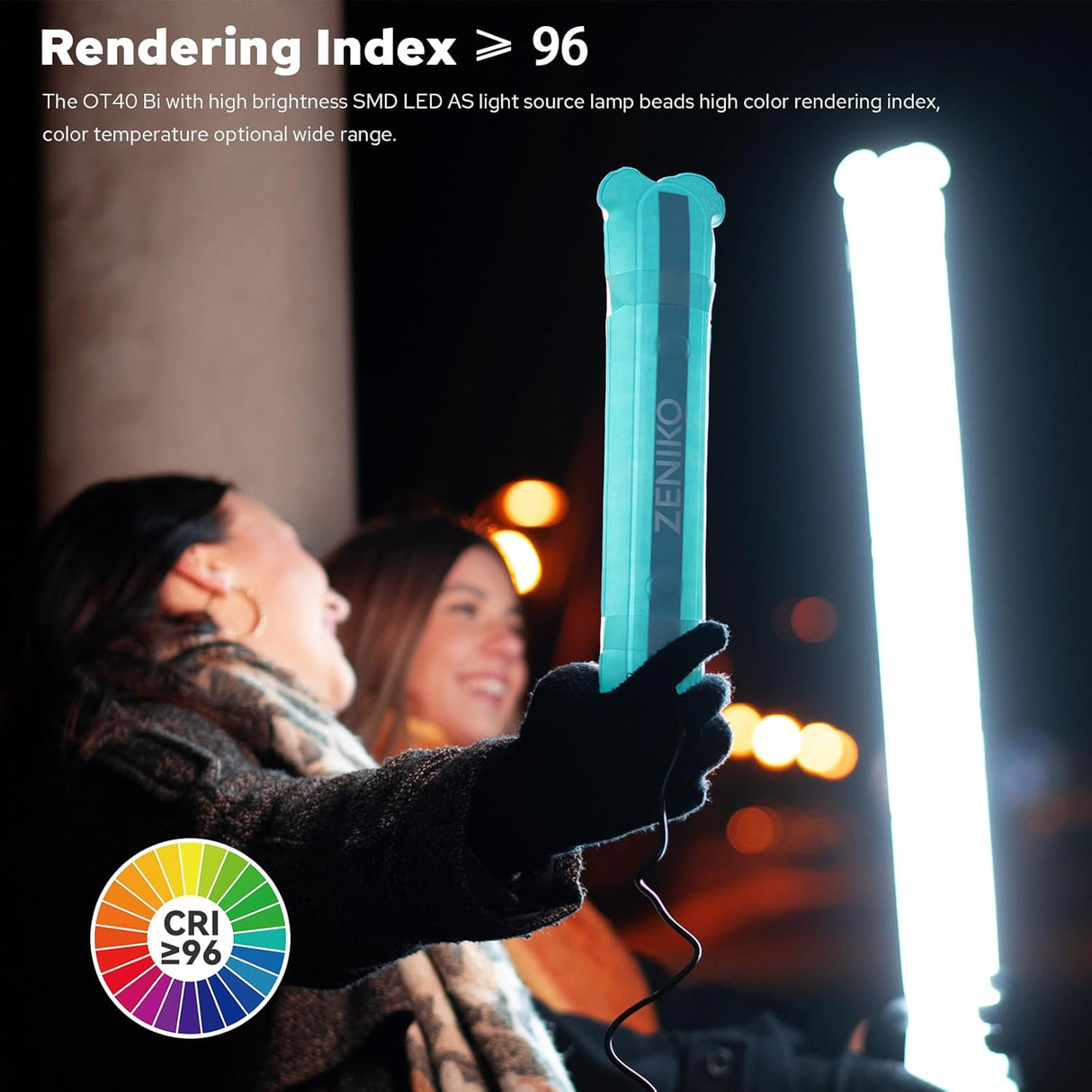 Multiuse Inflatable RGB Tube Light By ZENIKO | LED Video Light | SASKA Trading