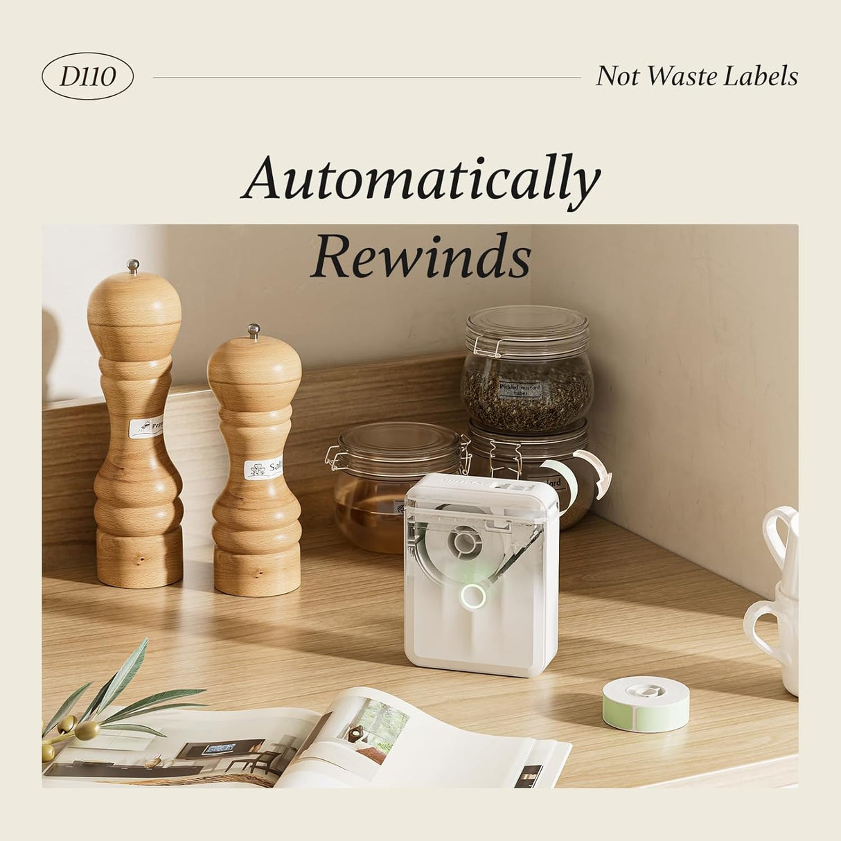 NIIMBOT D110_M Upgraded Mini Thermal Label Printer Machine | Label Printer | SASKA Trading