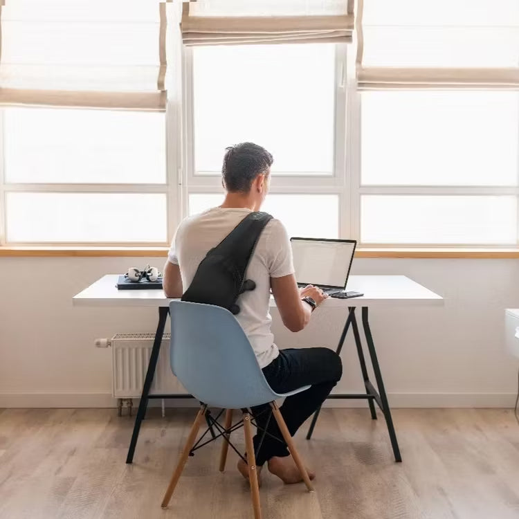 4D Neck & Shoulder Massager with Heat, 3 Speeds, Quiet, Rechargeable by Green Lion